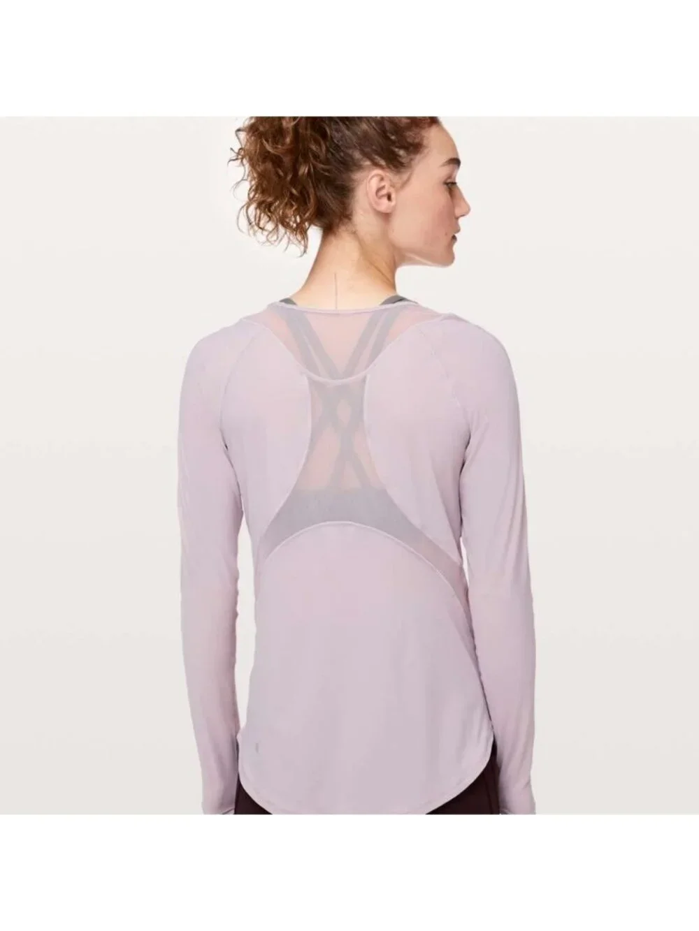 Lululemon Sculpt Long Sleeve Powdered Mauve